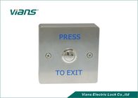 Prensa del metal al botón de la salida de la puerta, botón de la salida del lanzamiento de la puerta para la puerta automática