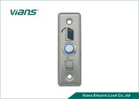 Botón de la salida de la puerta del acero inoxidable con la luz del LED, interruptor de botón de la puerta 86 * 28m m