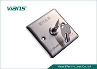 Botón popular de la salida de la puerta del acero inoxidable con la llave para el sistema de seguridad de la puerta