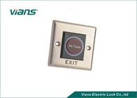 Botón infrarrojo/empuje de la salida de la puerta al interruptor de salida con el sensor libre del tacto, placa de acero inoxidable
