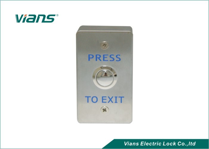 Empuje de acero al interruptor de salida 86 * 50 * 20m m sin la caja trasera para el control de acceso de la puerta