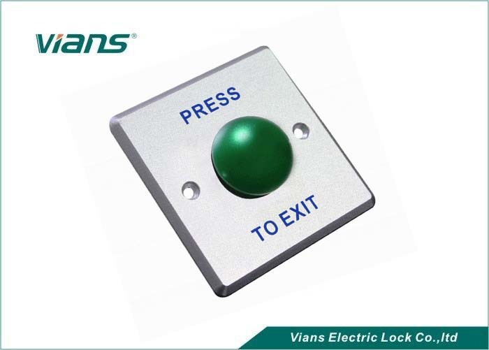 Botón de aluminio de la puerta de salida de la cerradura eléctrica de Vians para el sistema del control de acceso