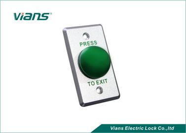 Botón de aluminio de la salida de Green Dome de la seta, interruptor del lanzamiento de la puerta para el control de acceso