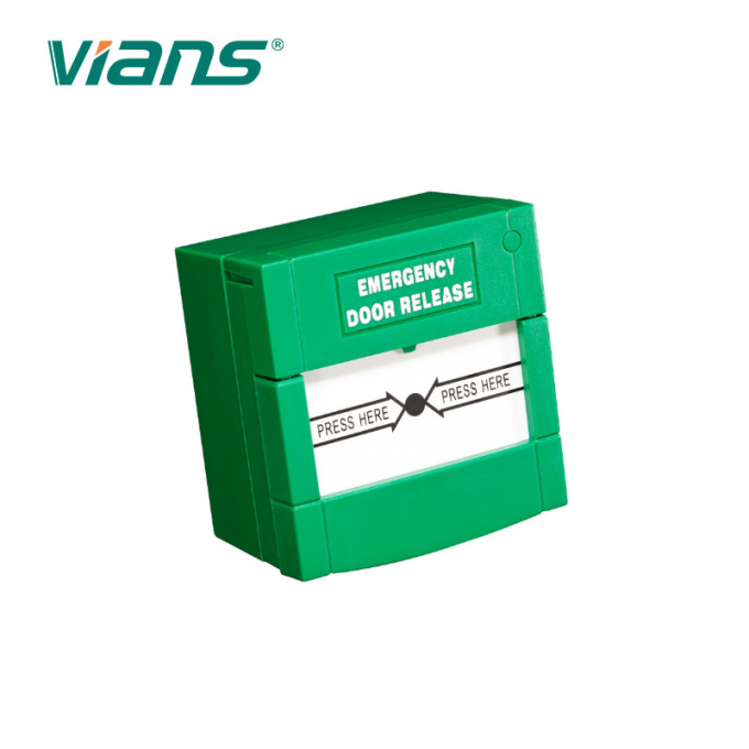 Interruptor urgente restaurable de cristal del botón de lanzamiento de la salida de emergencia con la cubierta 0