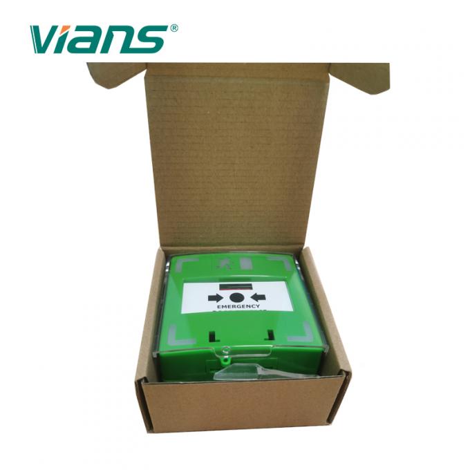 Verde de cristal del interruptor del lanzamiento de la puerta de postes de los indicadores de la rotura triple de la emergencia 1
