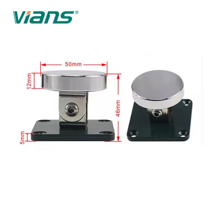 Tenedor magnético de la puerta cortafuego de la aleación del cinc con el tenedor de la puerta de la pared del piso del lanzamiento de la emergencia 1