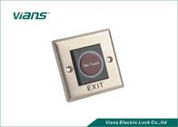 Botón infrarrojo/empuje de la salida de la puerta al interruptor de salida con el sensor libre del tacto, placa de acero inoxidable