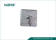 Botón de la salida de la puerta de la aleación de aluminio/interruptor de salida durables del botón con llave de la emergencia
