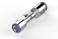 Cerradura de cilindro elegante de acero inoxidable de 8S Bluetooth con la huella dactilar 128 pedazos