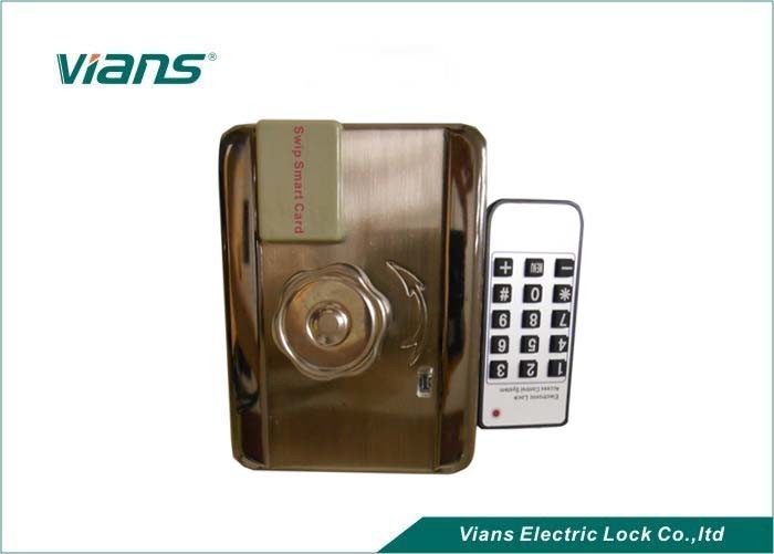 Cerraduras de puerta de la seguridad en el hogar de la tarjeta del EM con abierto teledirigido, final del niquelado