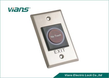 Botón infrarrojo de la salida de la puerta del sensor de la seguridad, interruptor de salida de la puerta para los sistemas de la entrada