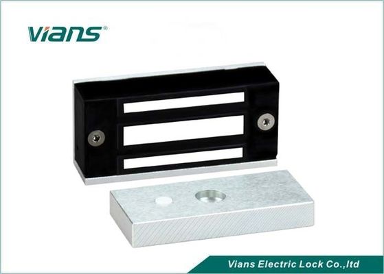 Cerradura magnética 60Kg 120Lbs de la mini sola cerradura electromágnetica de la puerta que lleva a cabo la fuerza para la puerta de gabinete del escaparate frameless